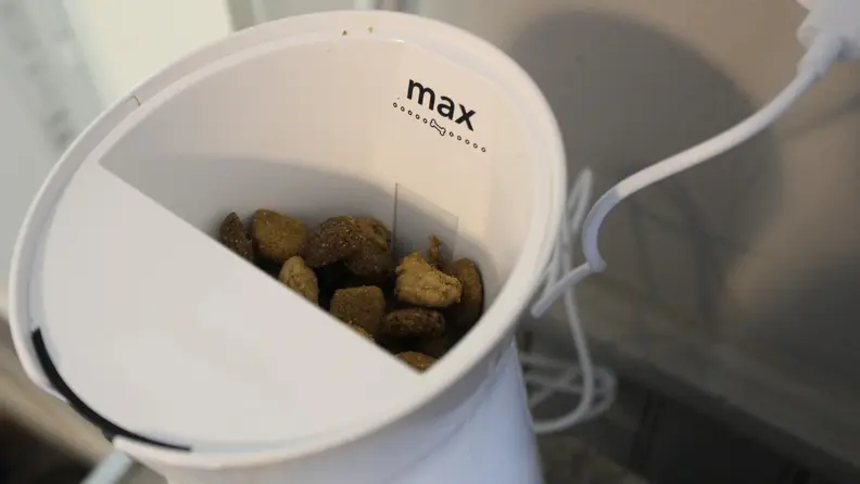The Furbo Cam equipped with treats.