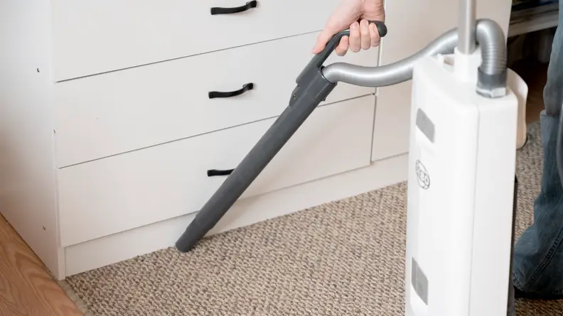 The X7 has 40 feet of cleaning range.
