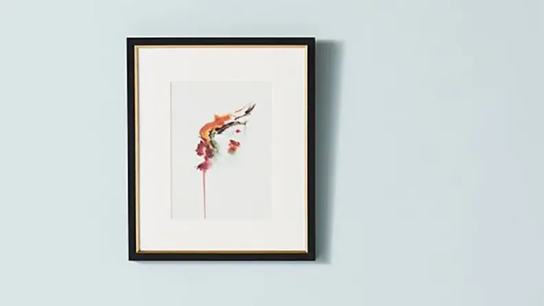 Wall art in autumn colors