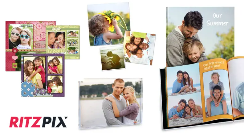 RitzPix Photo Printing Services on cards and books