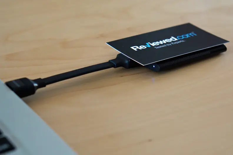 Don't let its size fool you, the Portable SSD T1 from Samsung is a workhorse.