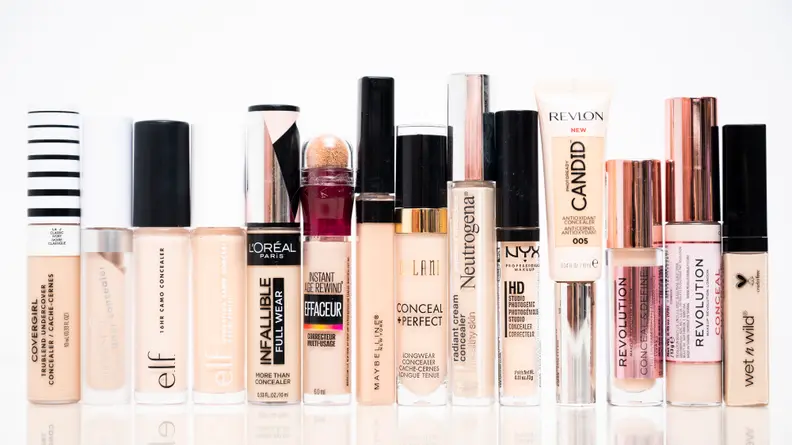 The 14 drugstore concealers we tested.