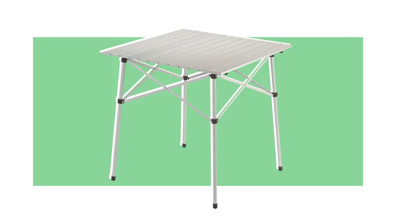 A Coleman Ultra Compact Folding Table.