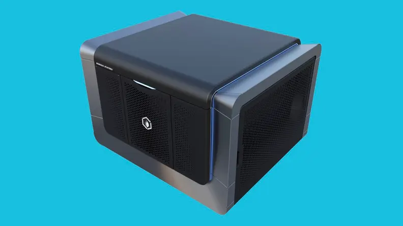 The Genesis WC100 device for harvesting water from the atmosphere.