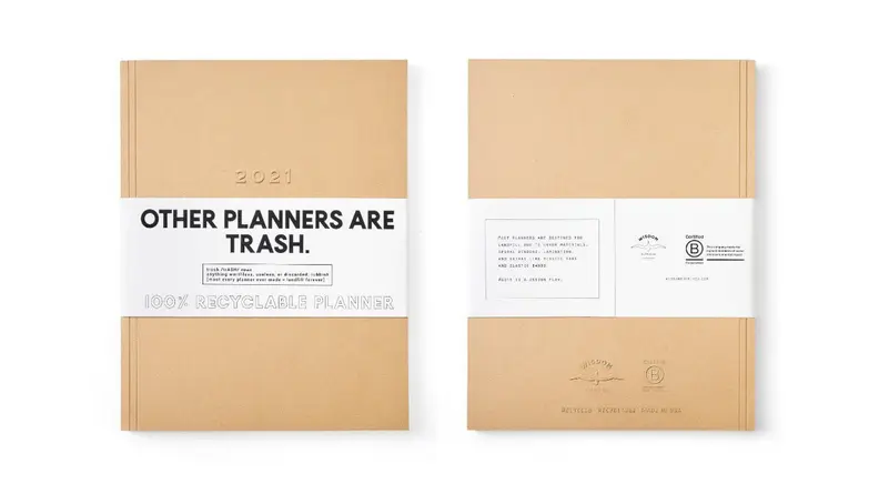 Paper notebooks.