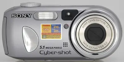 SONY Cyber-shot DSC-P93 4.0メガピクセル Sony Cyber-shot DSC-P93 Digital Camera Review - Reviewed