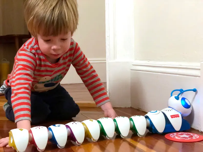 Playing with the Hasbro Think & Learn Code-a-Pillar