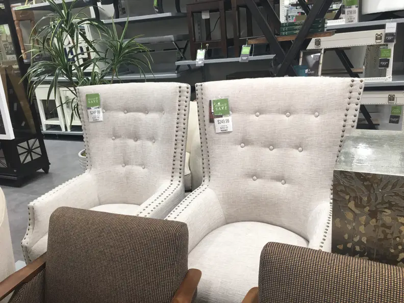 Matching chairs at Homesense