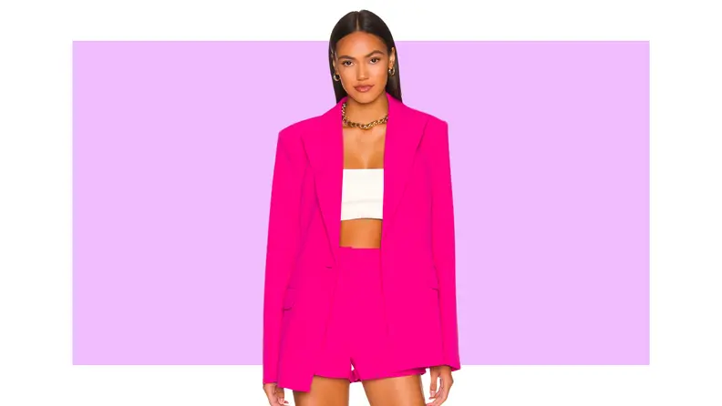 hot pink Blazer