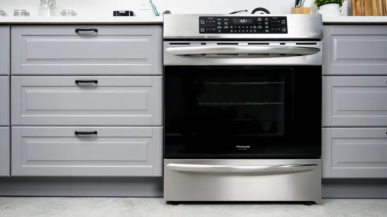 The Frigidaire Gallery CGIH3047VF induction range.