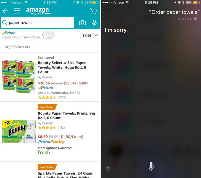 Order paper towels