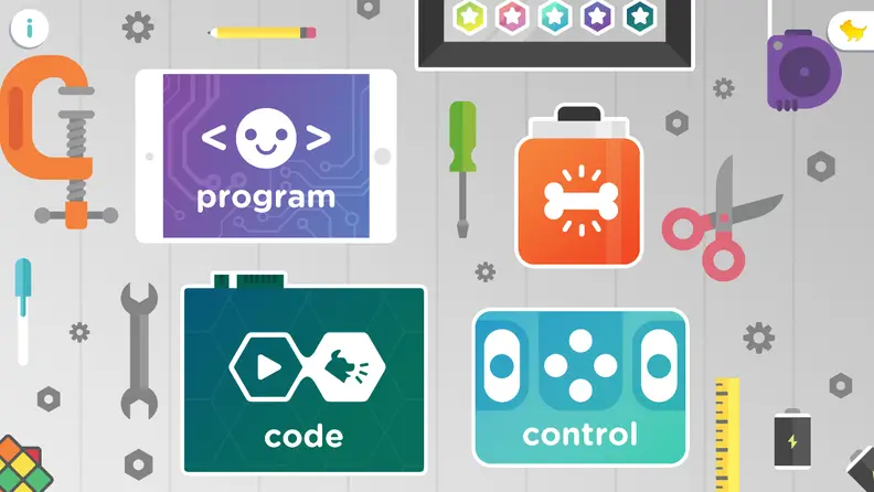 The app menu for the FurReal Makers Proto Max app.