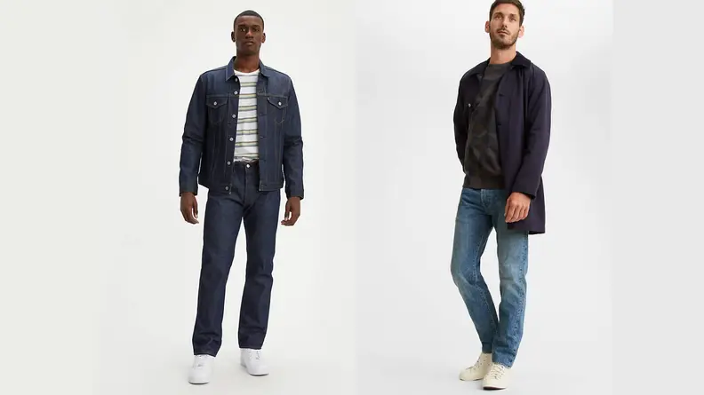 Levi's 501 style jeans