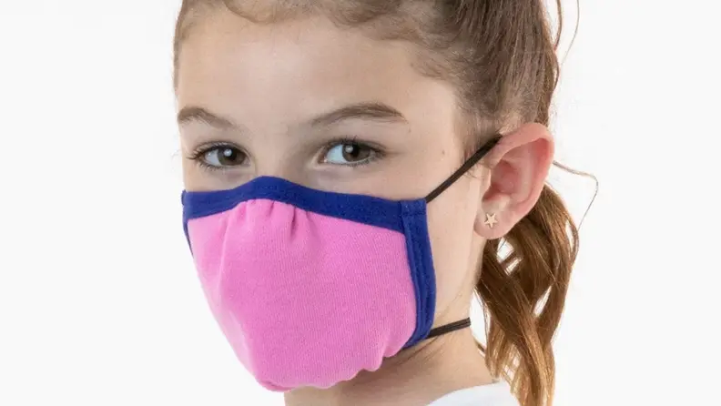 A soft terry cloth mask that washes well.