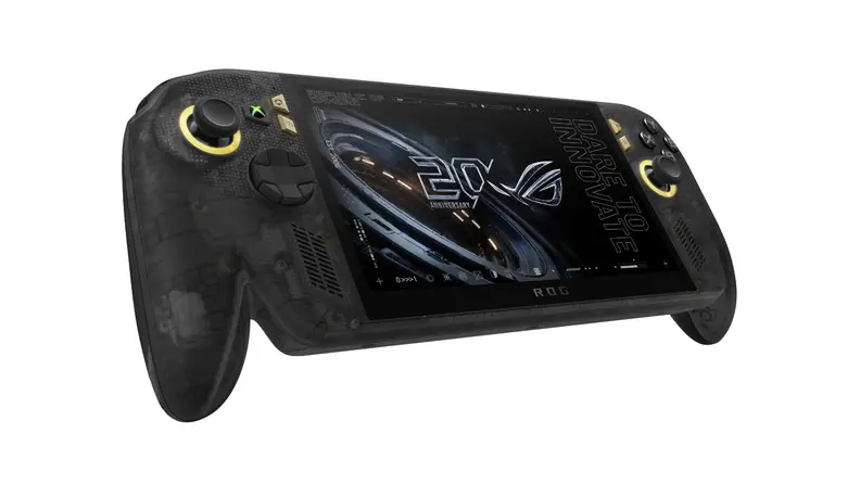 A game console on a white background