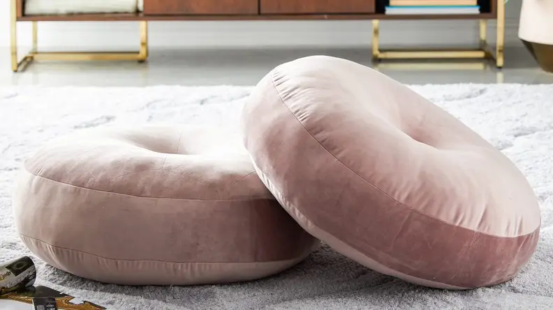 MoDRN Glam Circular Floor Pillows