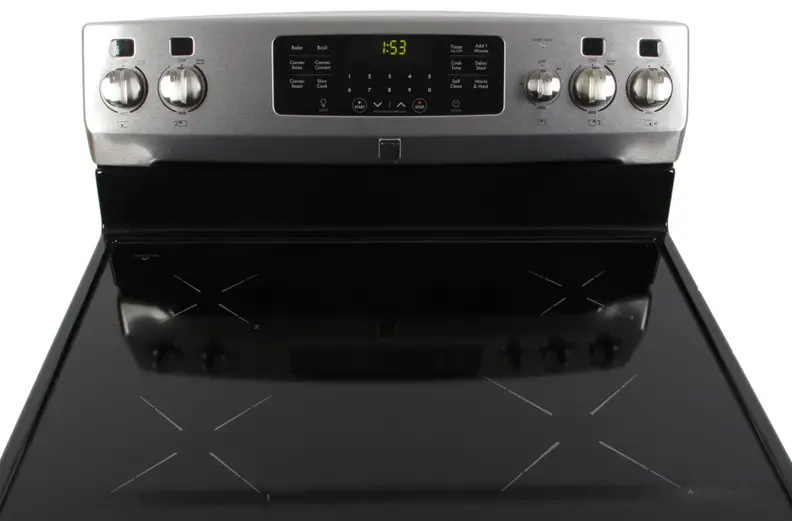 The induction rangetop was the star of the show.