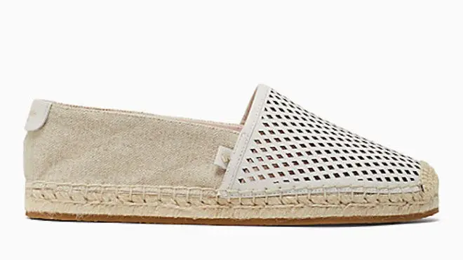 Sand colored espadrille from Kate Spade