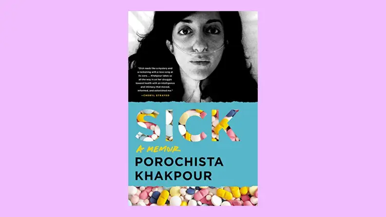 Cover of Sick in front of a background.