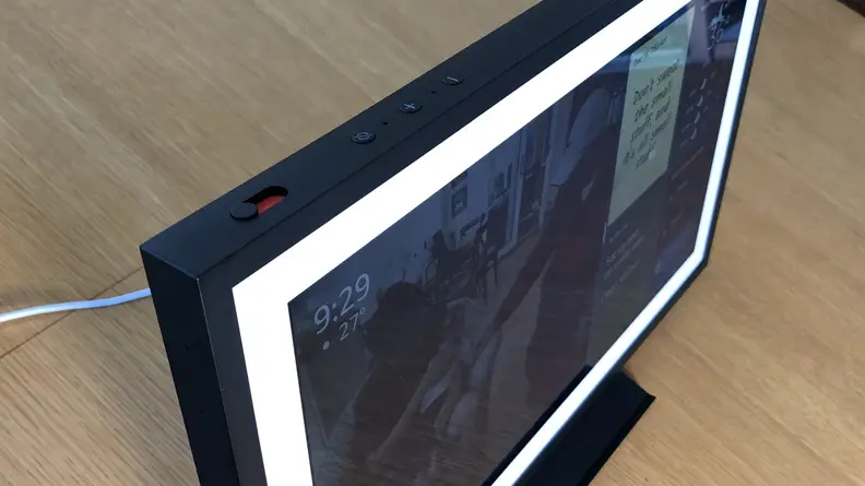 The Echo Show 15 includes a physical camera shutter.
