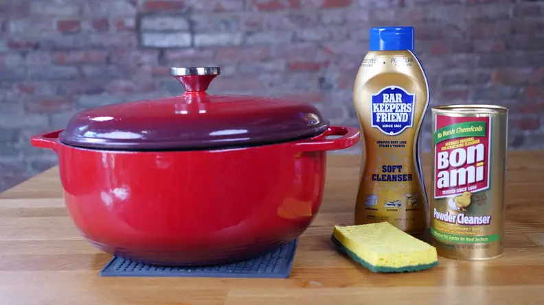 Dutch oven cleaning supplies