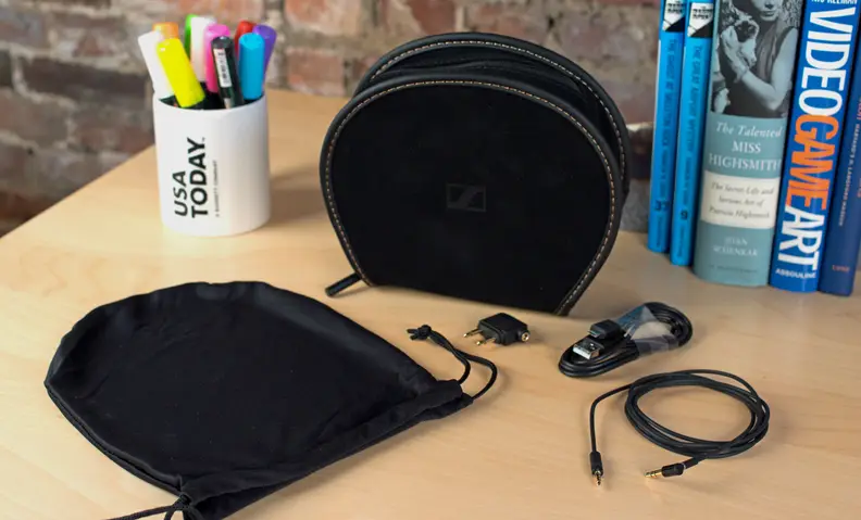 Even though you get two cases, the Momentum Wireless don't come with a lot of accessories in the box.