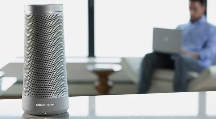 The Invoke looks almost exactly like the Amazon Echo.