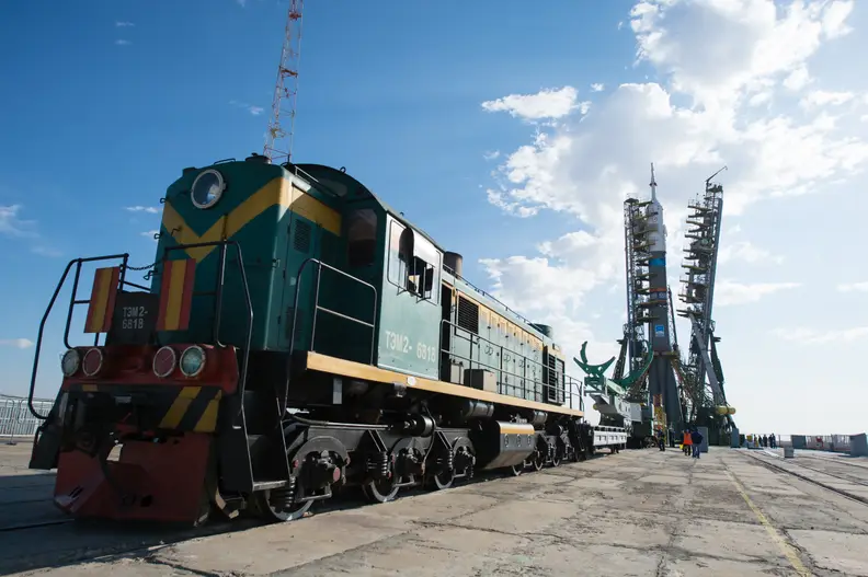 Expedition 41 Soyuz Rollout