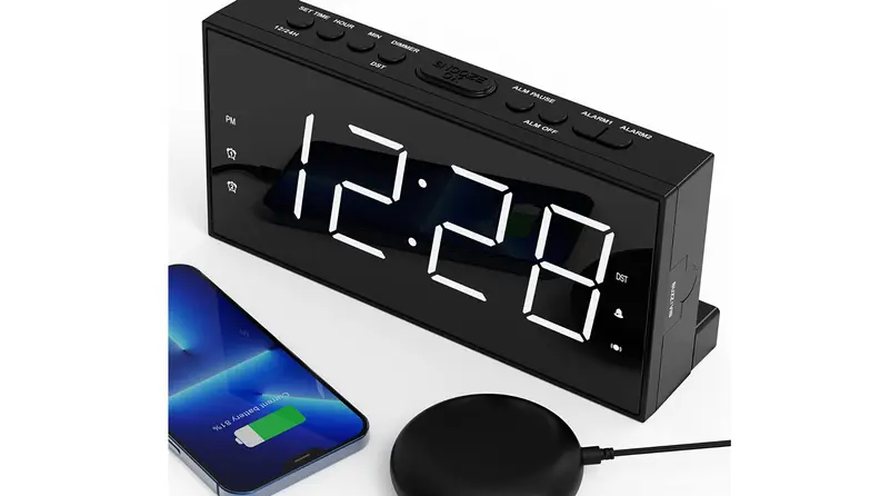 Vibrating and extra loud alarm clocks for when you can't hear an alarm -  Reviewed