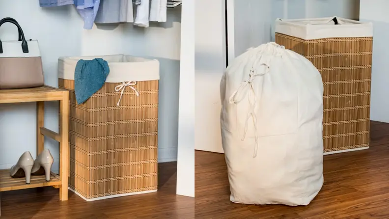 Wayfair Rebrilliant Bamboo Laundry Hamper