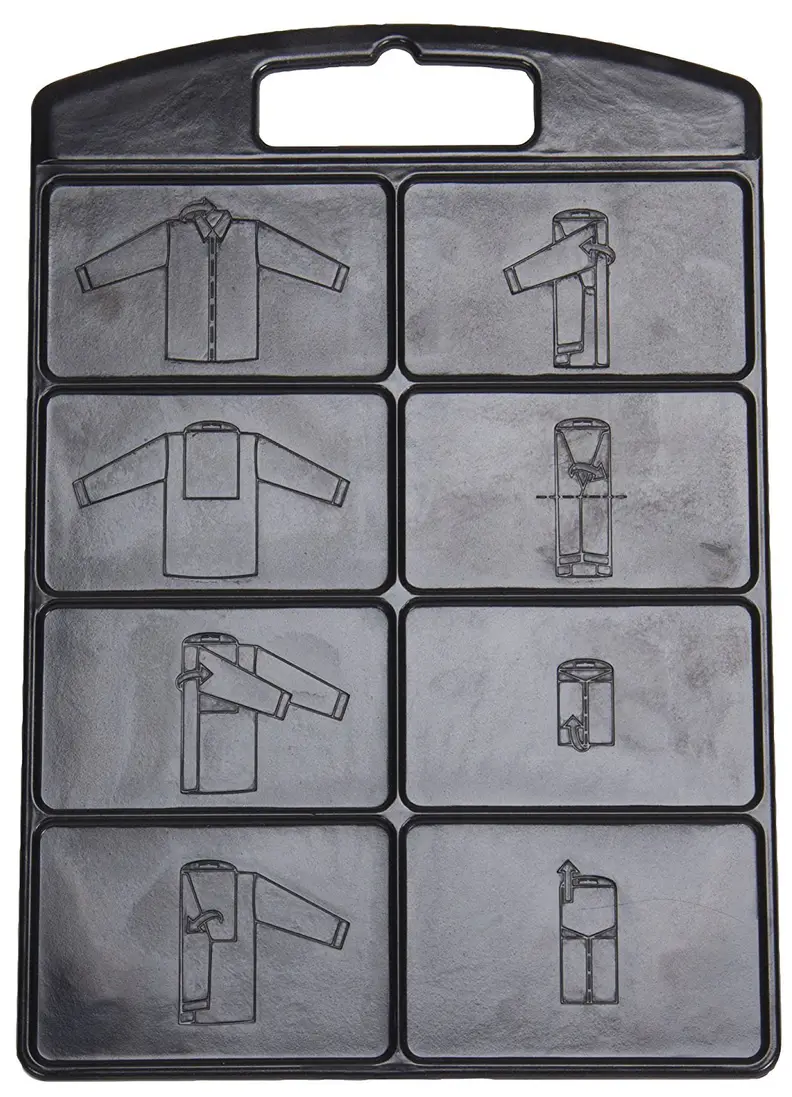 Shirt folding board.