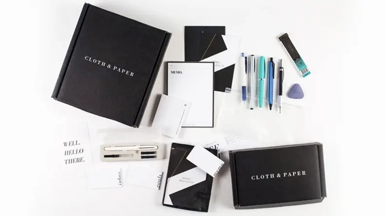 Stationery items and pens