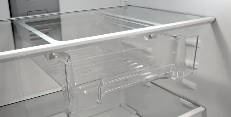 The Whirlpool WRT311FZDM's Flex-Slide Bin gives you extra... well, flexibility in terms of how you want to interact with your deli drawer.