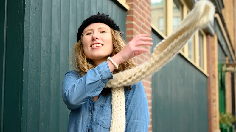 We Are Knitters Scarf Hat
