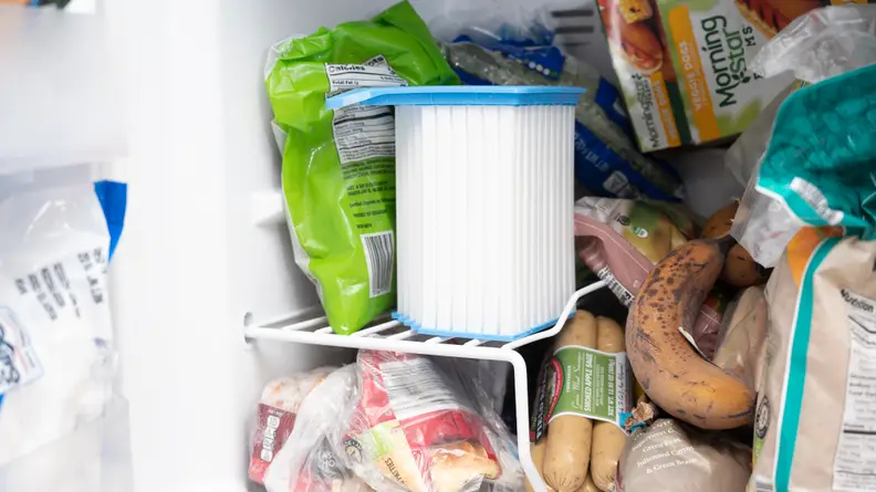 The chilling core needs to be kept in the freezer at all times, which takes up space.