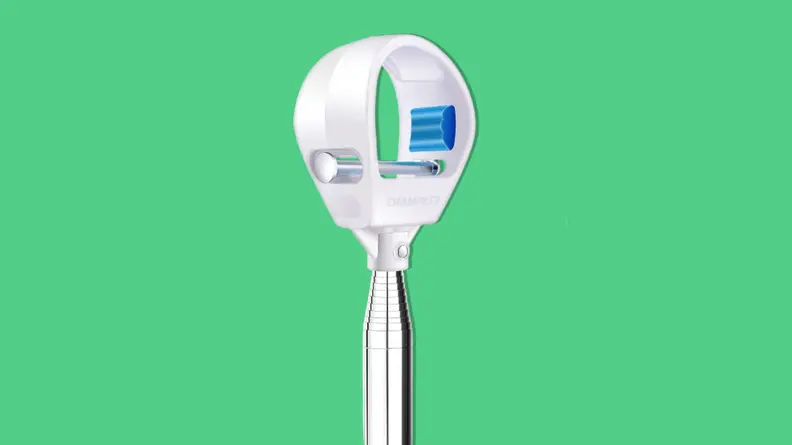 CHMAPKEY Golf Ball Retriever on a green background.