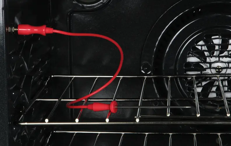 The temperature probe takes some of the guess work out of roast meats.