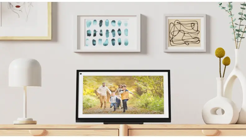 The Echo Show 15 on display.