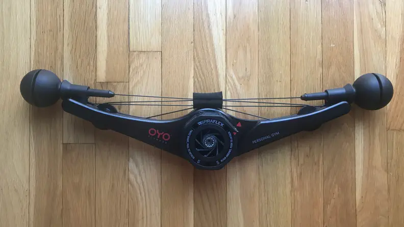 oyo personal gym on hardwood floor