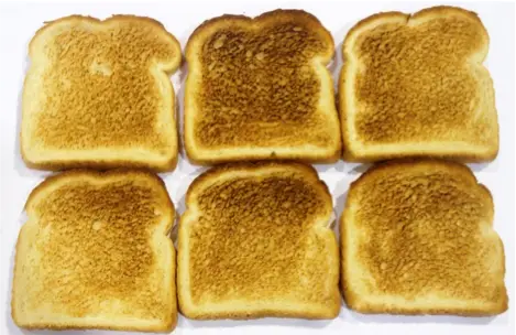 Toast baked in the Frigidaire FFIF3054TD