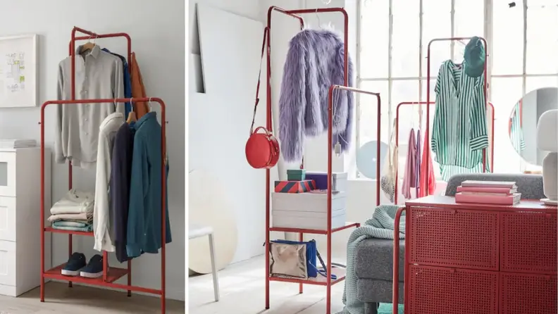 A Nikkeby clothes rack from Ikea