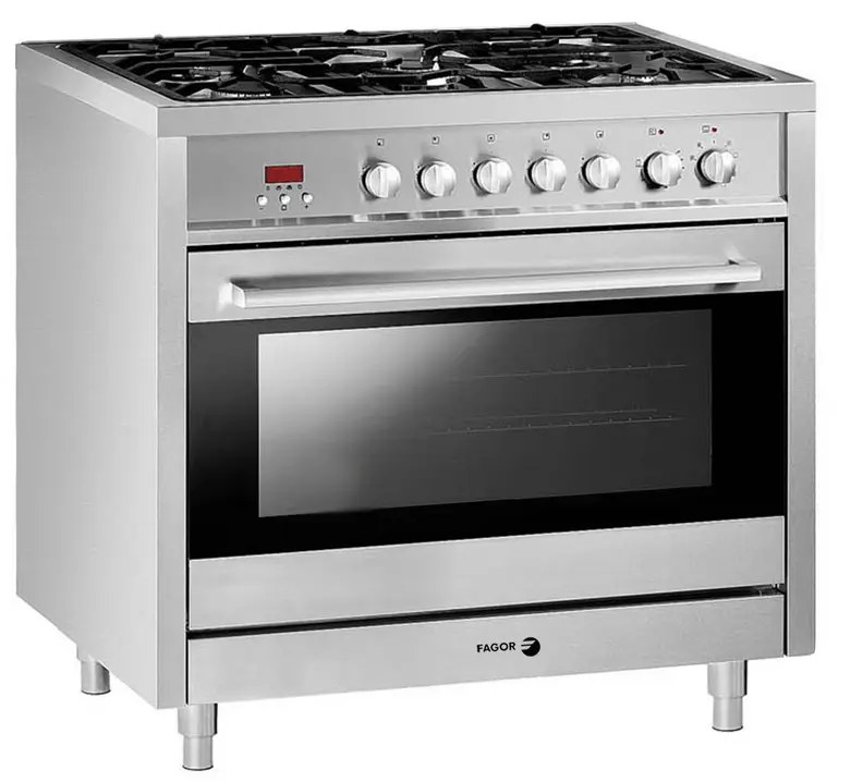 The Fagor RFA-365 DF 36-inch dual-fuel range.