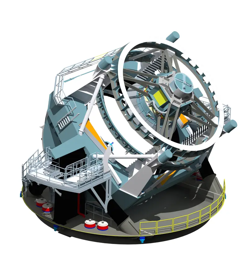 Rendering of the LSST telescope