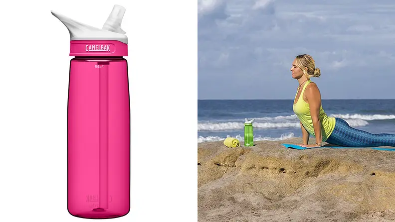 The Camelbak Eddy is simple, easy to use, and inexpensive–just what many want in a water bottle.