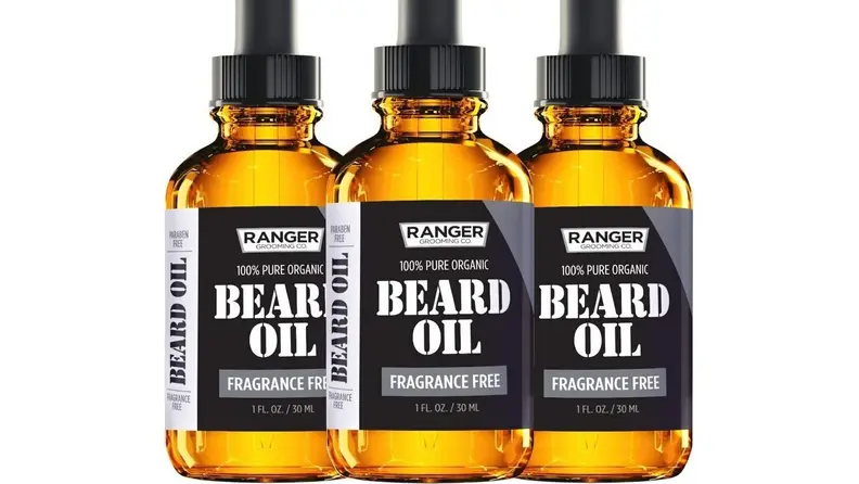 This fragrance-free beard oil is made from just two ingredients.