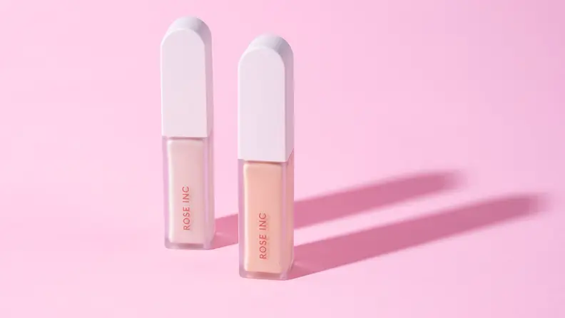Two tubes Rose Inc. Luminous Hydrating liquid concealer side by side.