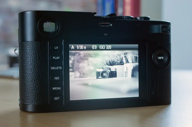 The rear LCD received a much needed upgrade, but could be better for the price.
