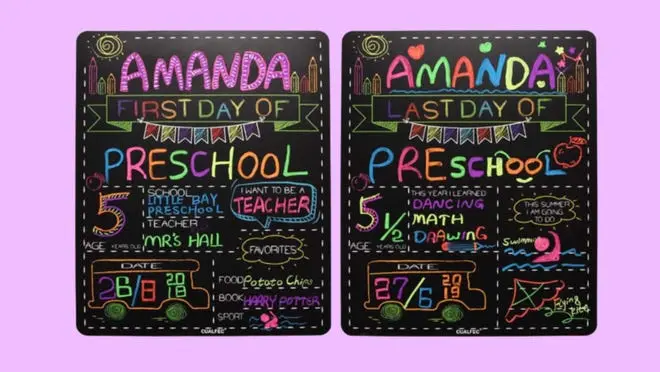 back to school sign