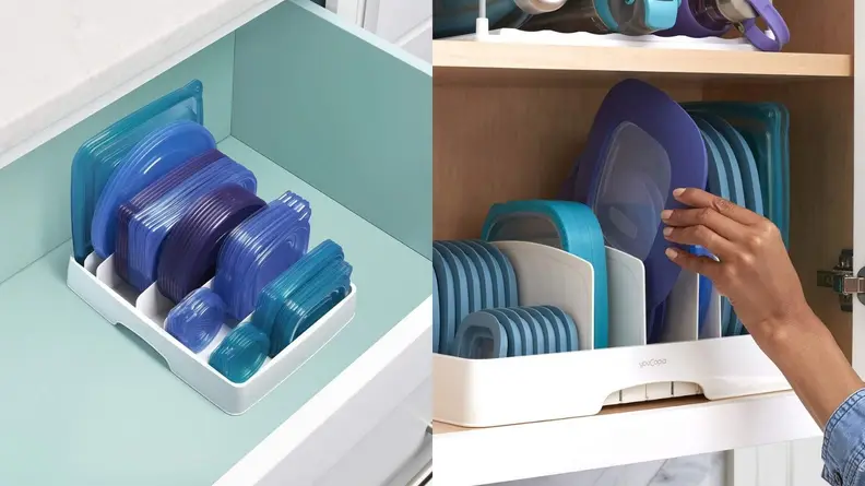 storage lid organizer