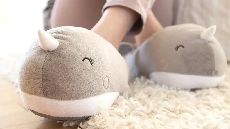 SMOKO Narwhal Heated Slippers